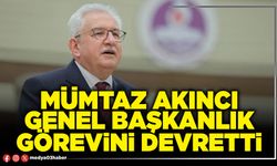 Mümtaz Akıncı Genel Başkanlık görevini devretti