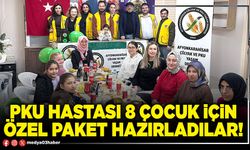 PKU hastası 8 çocuk için özel paket hazırladılar!