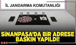 Sinanpaşa’da bir adrese baskın yapıldı!