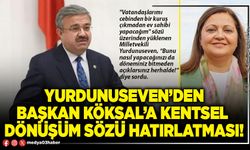 Yurdunuseven’den Başkan Köksal’a kentsel dönüşüm sözü hatırlatması!