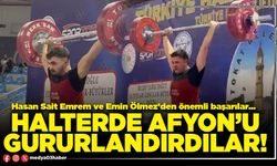 Halterde Afyon’u gururlandırdılar!