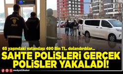 Sahte polisleri gerçek polisler yakaladı!