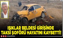 Işıklar beldesi girişinde taksi şoförü hayatını kaybetti!