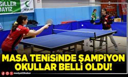 Masa tenisinde şampiyon Okullar belli oldu!