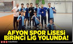 Afyon spor lisesi birinci lig yolunda!