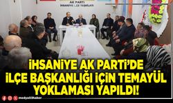 İhsaniye AK Parti’de İlçe Başkanlığı için temayül yoklaması yapıldı!
