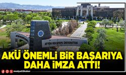 AKÜ önemli bir başarıya daha imza attı!