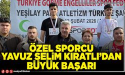 Özel sporcu Yavuz Selim Kıratlı’dan büyük başarı