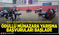 Ödüllü münazara yarışma başvuruları başladı!