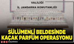 Sülümenli Beldesinde kaçak parfüm operasyonu