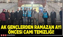 AK Gençlerden Ramazan ayı öncesi cami temizliği!