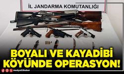 Boyalı ve Kayadibi köyünde operasyon!