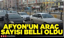 Afyon’un araç sayısı belli oldu