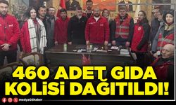 460 adet gıda kolisi dağıtıldı!