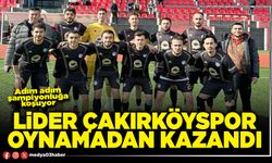 Lider oynamadan kazandı