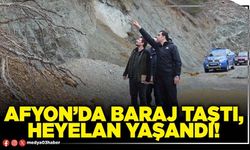 Afyon’da baraj taştı, heyelan yaşandı!