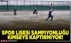 Spor Lisesi şampiyonluğu kimseye kaptırmıyor!