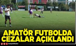 Amatör futbolda cezalar açıklandı