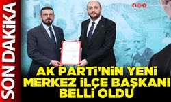 AK Parti’nin yeni Merkez İlçe Başkanı belli oldu