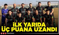 İlk yarıda üç puana uzandı