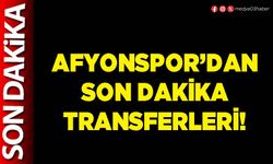 Afyonspor’dan son dakika transferleri!
