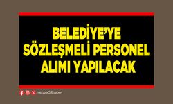 Belediye’ye sözleşmeli personel alımı yapılacak