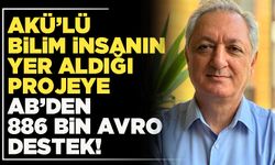 AKÜ’lü bilim insanın yer aldığı projeye AB’den 886 Bin Avro destek!