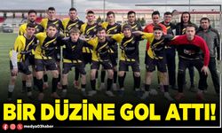 Bir düzine gol attı!