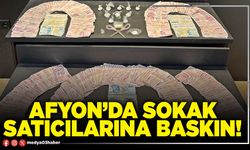 Afyon’da sokak satıcılarına baskın!
