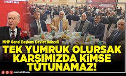 Tek yumruk olursak karşımızda kimse tutunamaz!