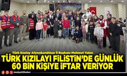 Türk Kızılayı Filistin’de günlük 60 Bin kişiye iftar veriyor