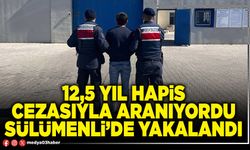 12,5 yıl hapis cezasıyla aranıyordu Sülümenli’de yakalandı