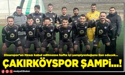 Çakırköyspor şampi…!