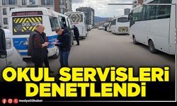 Okul servisleri denetlendi