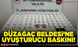 Düzağaç Beldesi’ne uyuşturucu baskını!