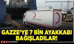 Gazze’ye 7 Bin ayakkabı bağışladılar!