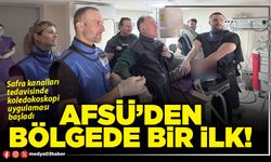 AFSÜ’den bölgede bir ilk!
