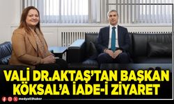 Vali Dr.Aktaş’tan Başkan Köksal’a iade-i ziyaret