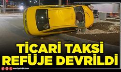 Ticari taksi refüje devrildi