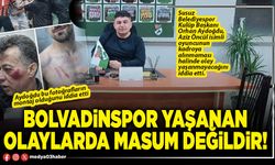Bolvadinspor yaşanan olaylarda masum değildir!