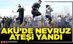 AKÜ’de nevruz ateşi yandı