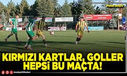 Kırmızı kartlar, goller hepsi bu maçta!