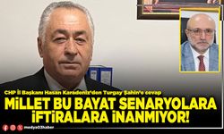 Millet bu bayat senaryolara, iftiralara inanmıyor!