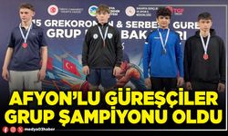 Afyon’lu Güreşçiler grup şampiyonu oldu