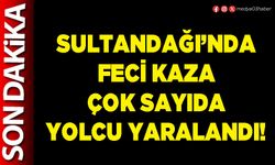 Sultandağı’nda feci kaza çok sayıda yolcu yaralandı!