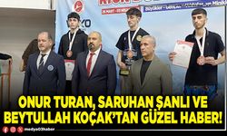 Onur Turan, Saruhan Şanlı ve Beytullah Koçak’tan güzel haber!