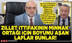 Zillet ittifakının minnak ortağı için boyunu aşan laflar bunlar!