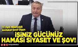 İşiniz gücünüz hamasi siyaset ve şov!