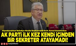 AK Parti ilk kez kendi içinden bir sekreter atayamadı!