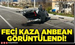 Feci kaza anbean görüntülendi!